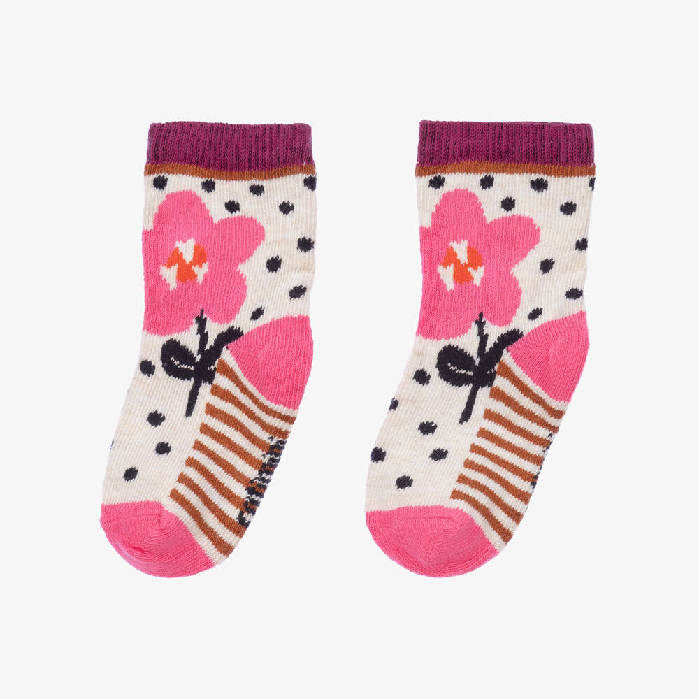 كاتامني-جوارب قطن لون بيج للمولودات | Childrensalon Outlet