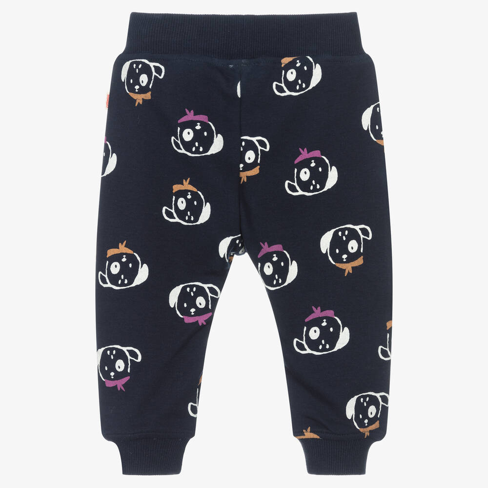 Catimini-Blue Cotton Baby Joggers | Childrensalon Outlet