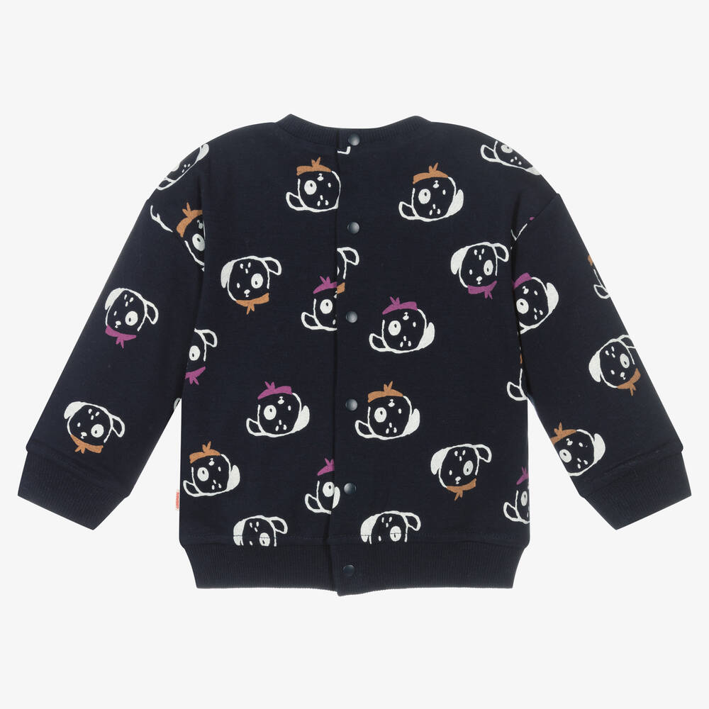 Catimini - Blaues Baumwoll-Sweatshirt (B) | Childrensalon