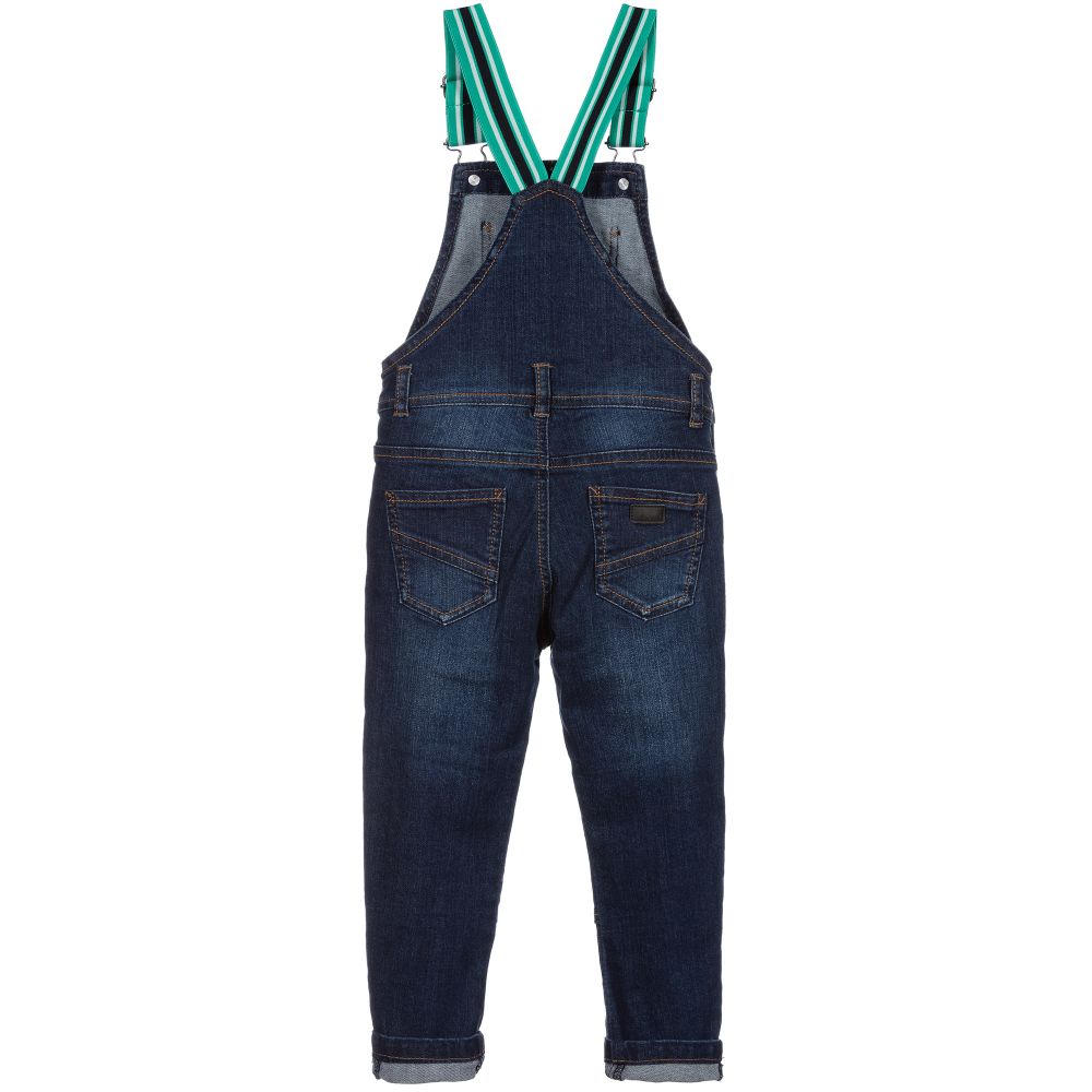 Catimini-Blue Denim Dungarees | Childrensalon Outlet