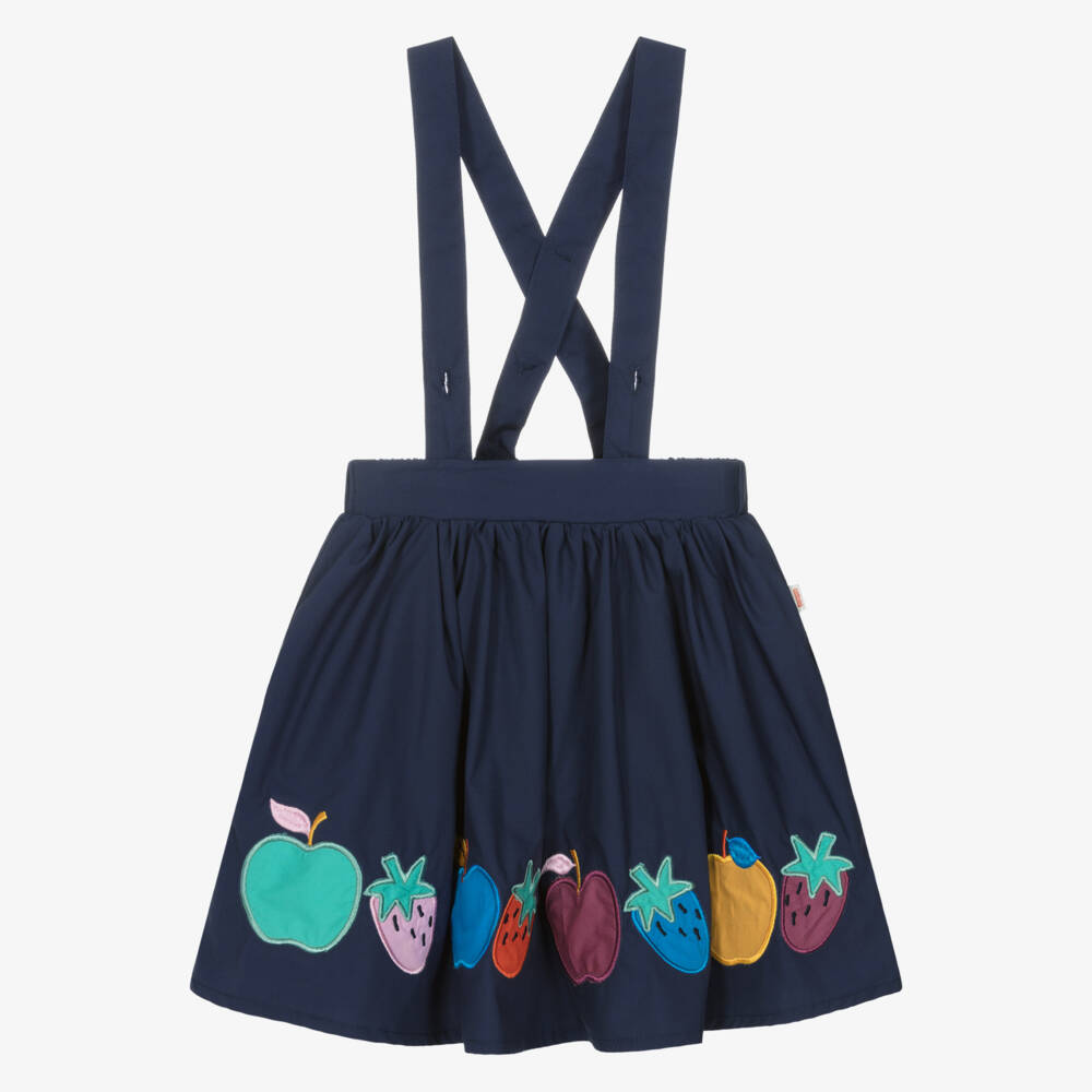 Catimini-Blue Pinafore Skirt | Childrensalon Outlet