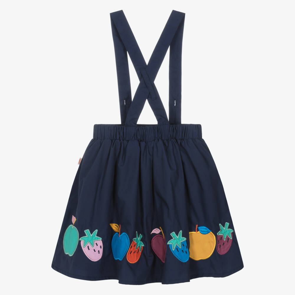 Catimini-Blue Pinafore Skirt | Childrensalon Outlet