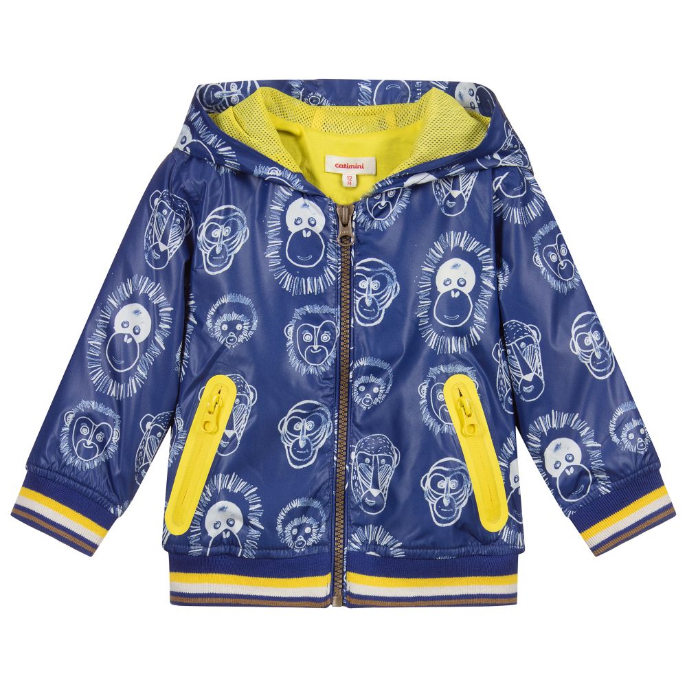 Catimini - Boys Blue Bomber Jacket | Childrensalon