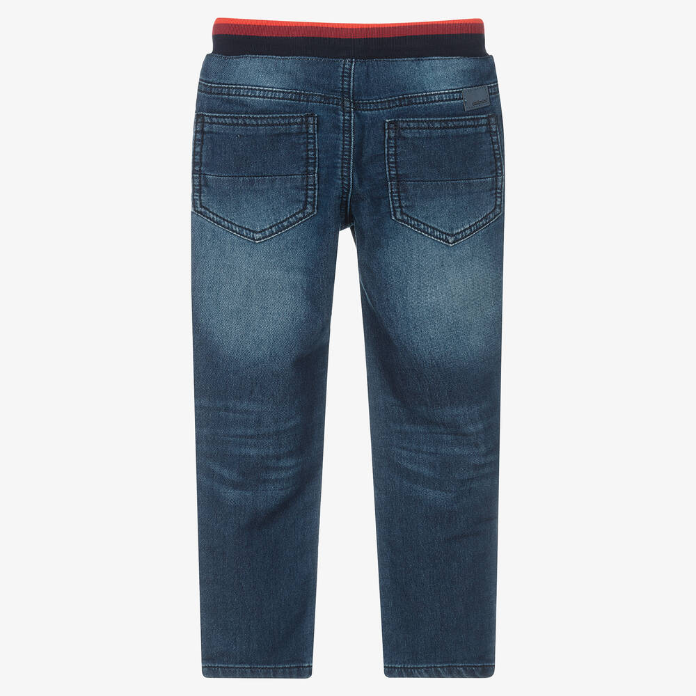 Catimini Jean bleu en jersey gar on