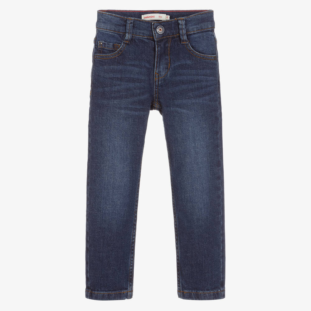 Catimini - Jean slim bleu en denim Garçon | Childrensalon