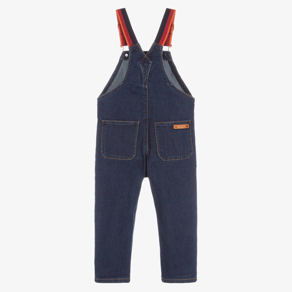 Catimini Boys Dark Blue Denim Dungarees