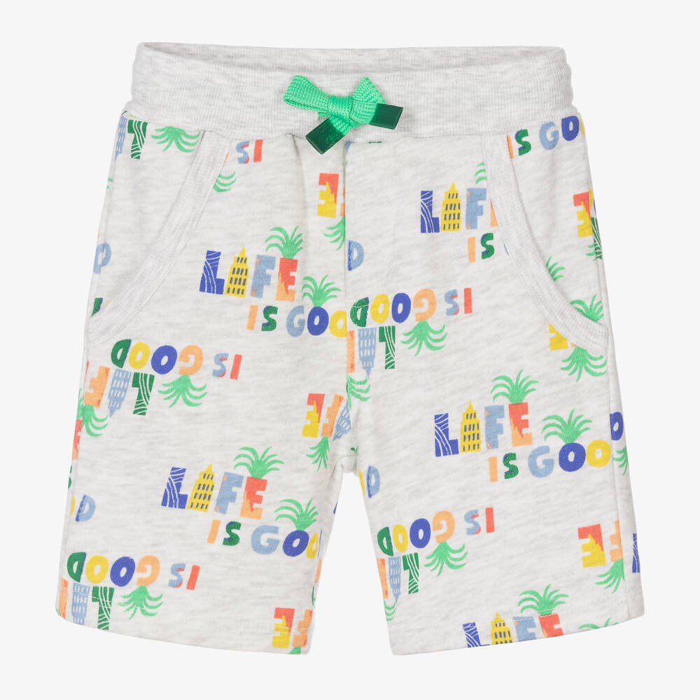 Catimini - Boys Grey Cotton Shorts | Childrensalon