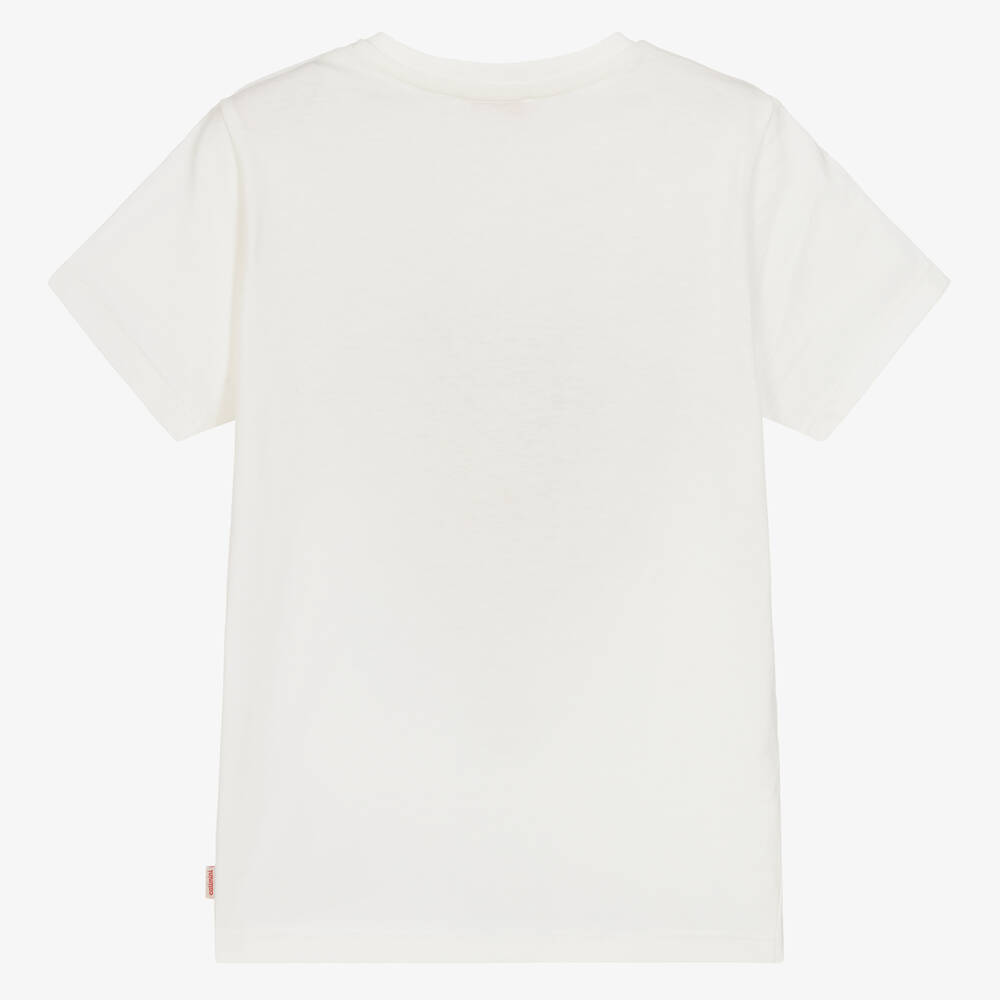 Catimini-Кремовая футболка с осьминогом для мальчиков | Childrensalon Outlet