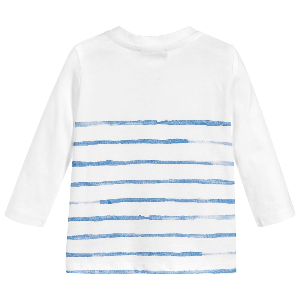 Catimini-Boys Octopus Stripe Top | Childrensalon Outlet
