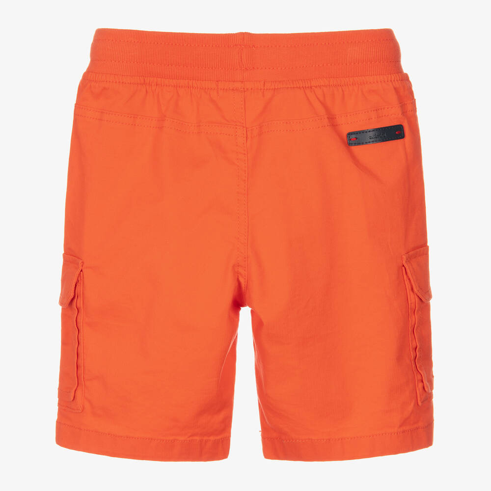 Catimini-Оранжевые хлопковые шорты для мальчиков | Childrensalon Outlet