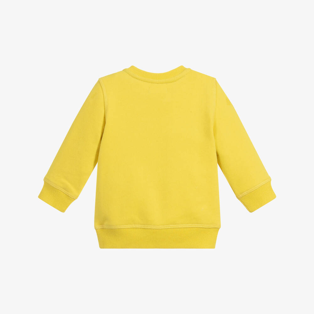Catimini-Boys Yellow Cotton Sweatshirt | Childrensalon Outlet