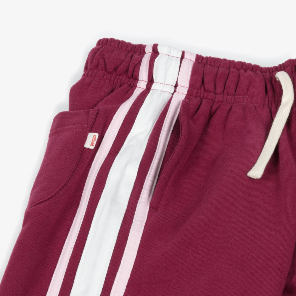 Catimini-Burgundy Wide Leg Sweatpants | Childrensalon Outlet