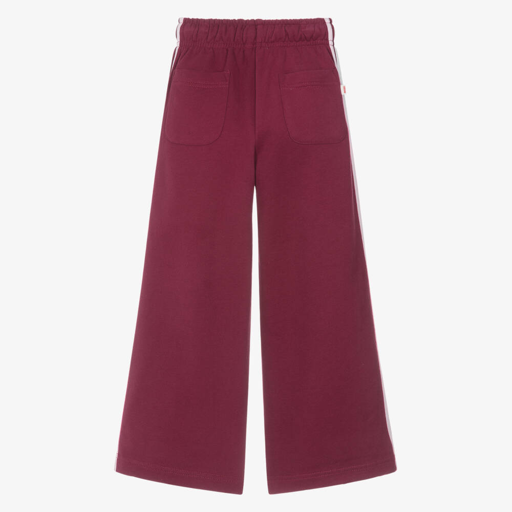 Catimini-Burgundy Wide Leg Sweatpants | Childrensalon Outlet