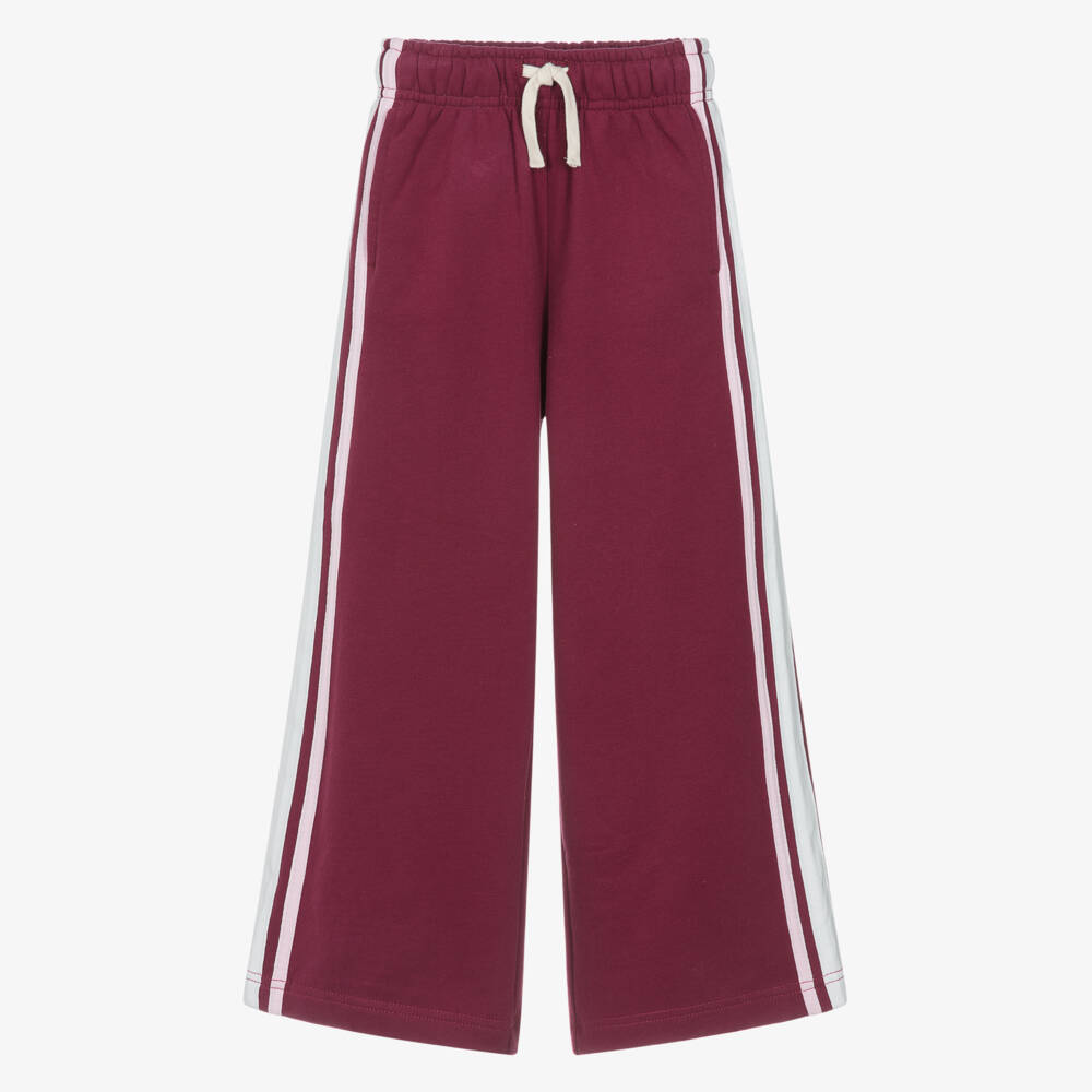Catimini-Burgundy Wide Leg Sweatpants | Childrensalon Outlet