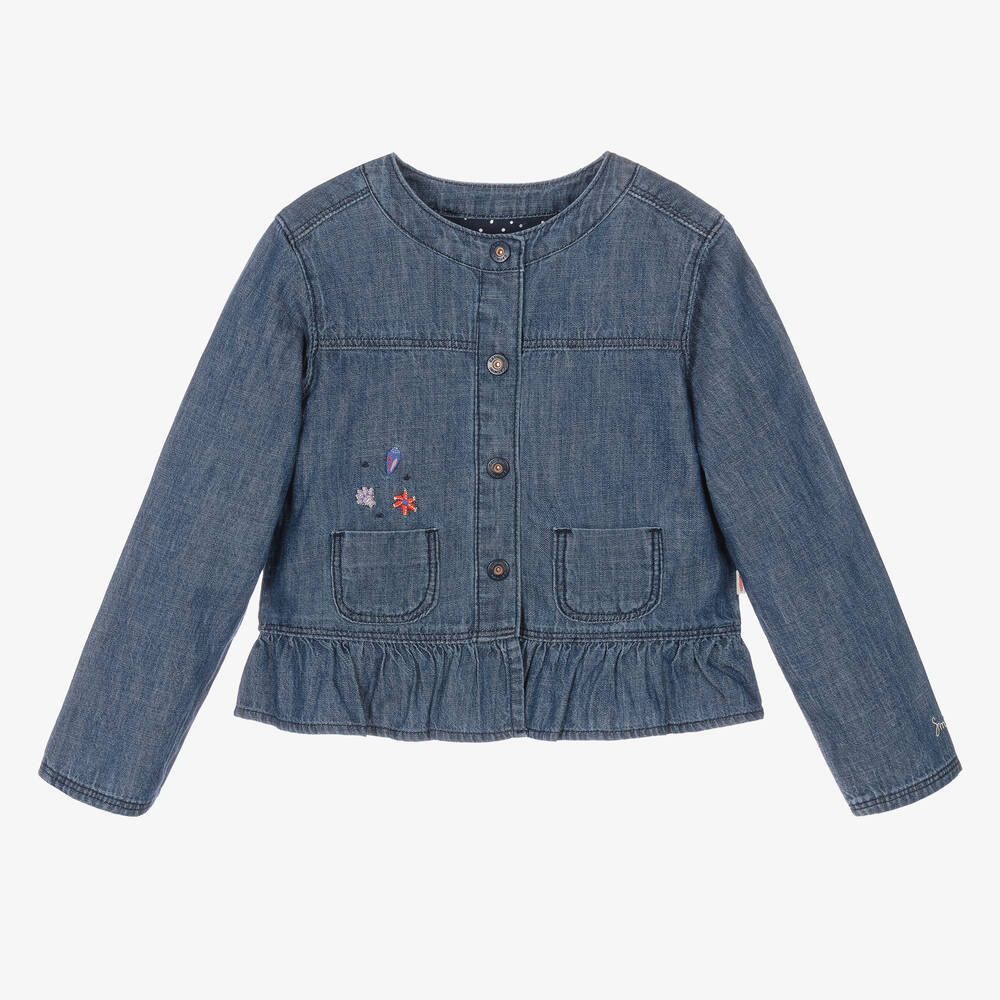Catimini Veste en chambray Fille Childrensalon Outlet