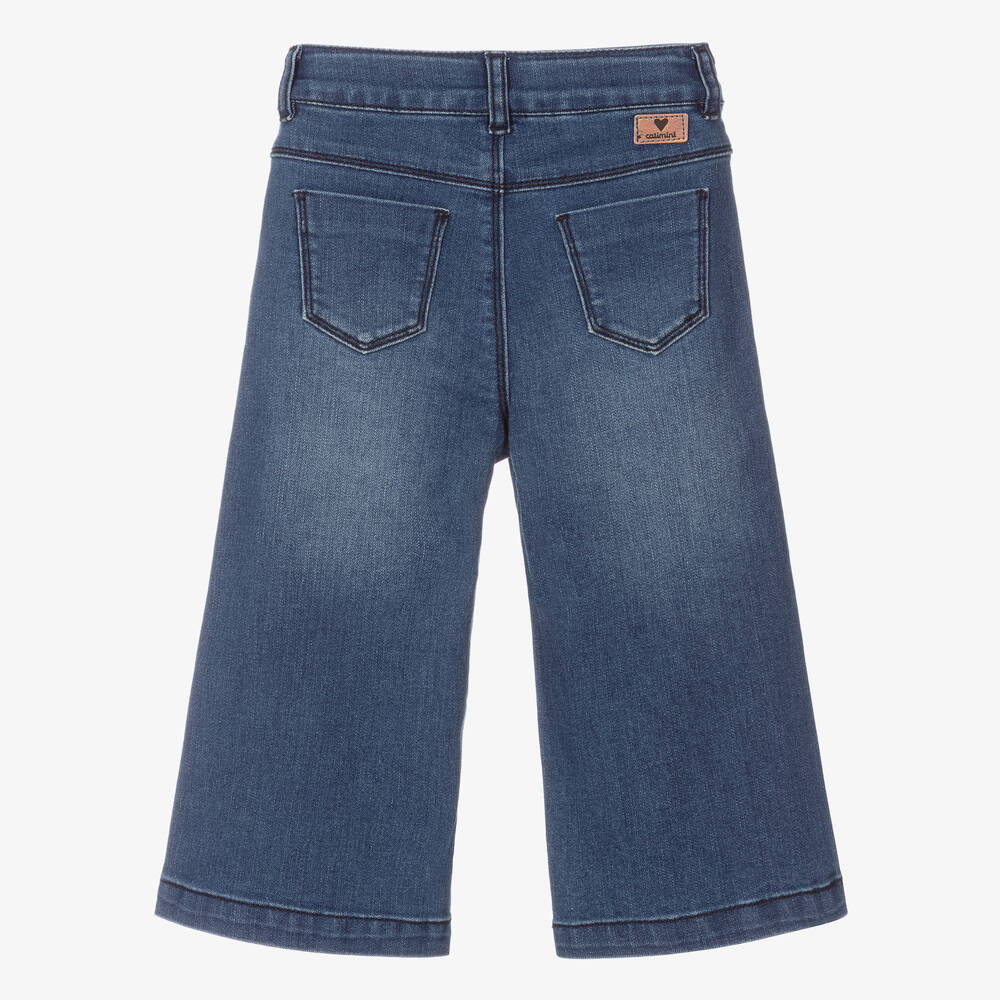 Catimini-Girls Dark Blue Denim Jeans | Childrensalon Outlet