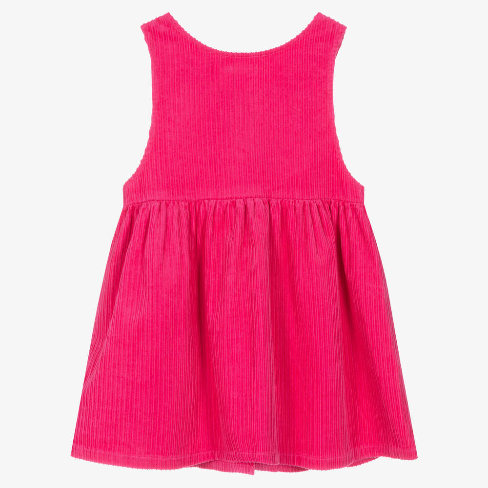 Catimini Girls Pink Corduroy Dress Childrensalon Outlet