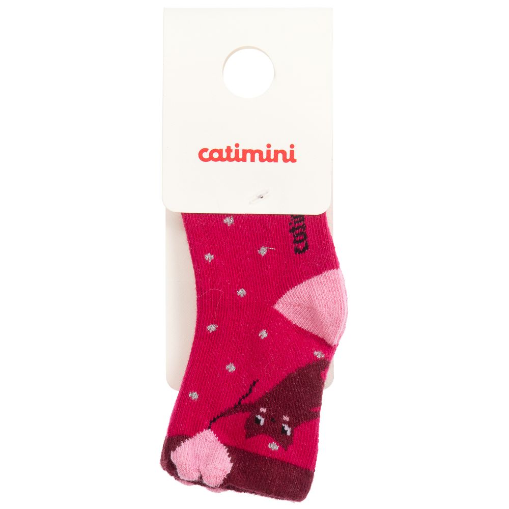 Catimini-Розовые носки из хлопка для девочек | Childrensalon Outlet