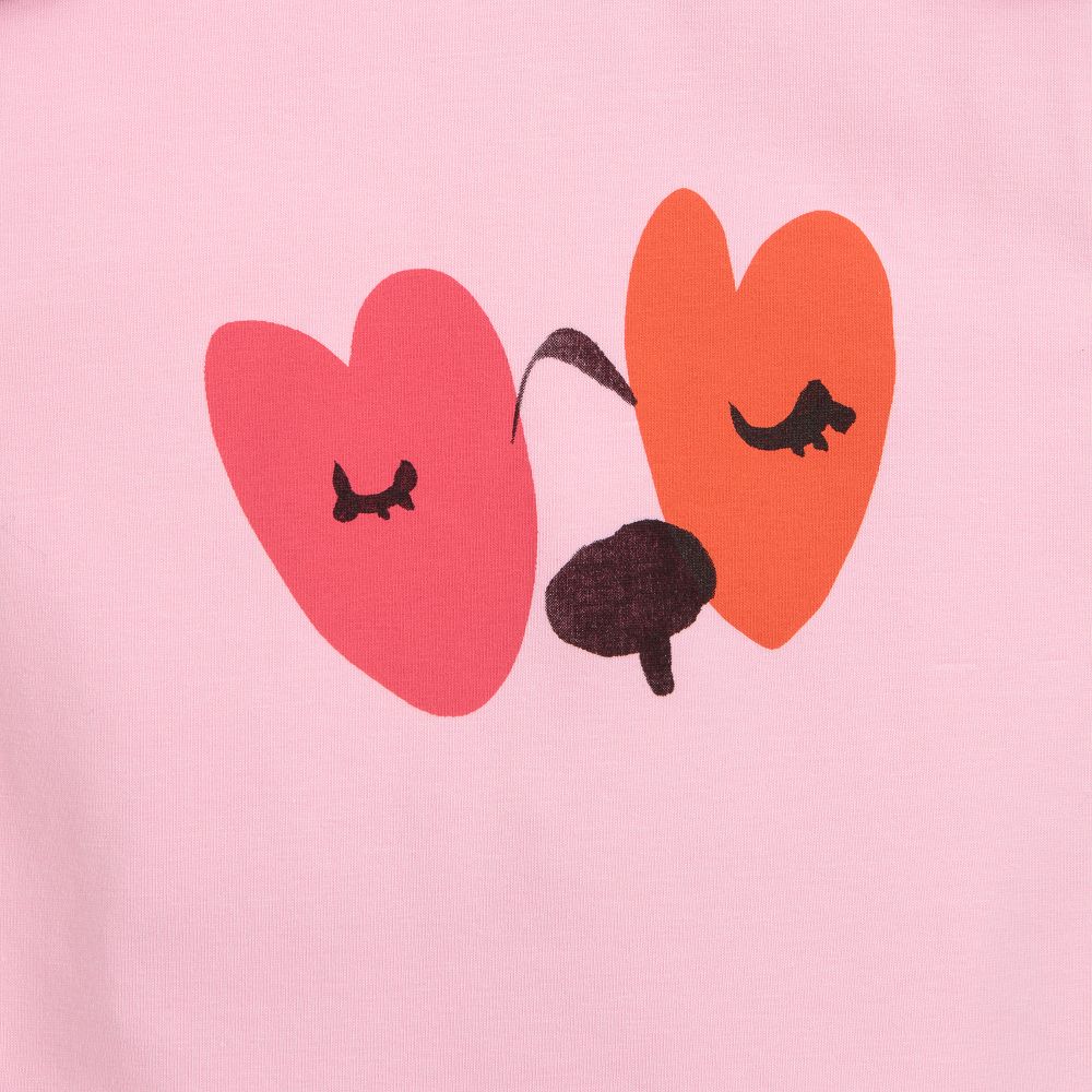 Catimini-تي شيرت أطفال بناتي قطن لون زهري | Childrensalon Outlet