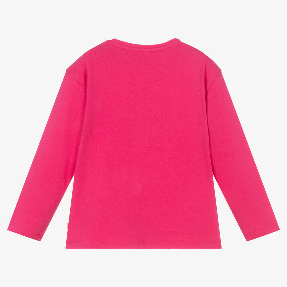 Catimini-Розовый хлопковый топ для девочек | Childrensalon Outlet