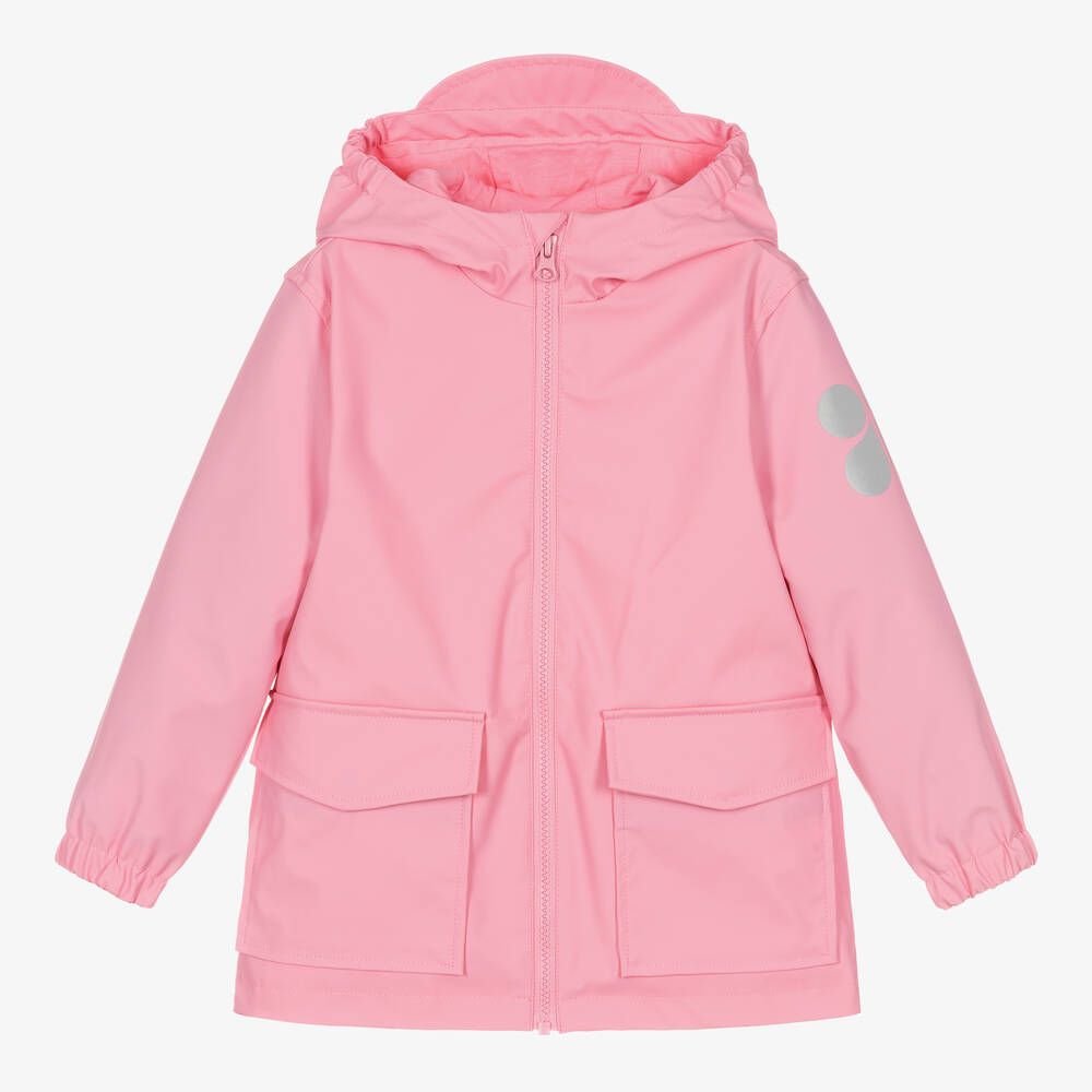 Catimini - Rosa Kapuzenmantel mit Zip  | Childrensalon