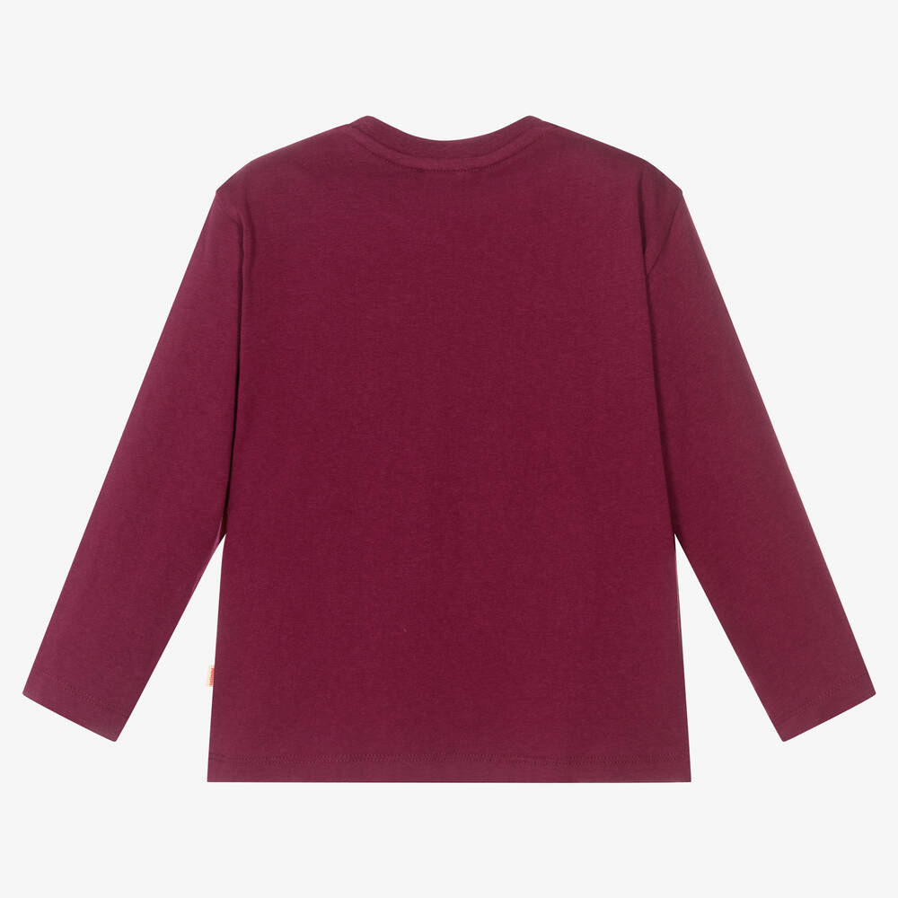 Catimini-Girls Purple Cotton Top | Childrensalon Outlet