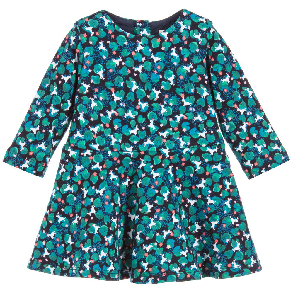Catimini - Green Cotton Cotton Dress | Childrensalon