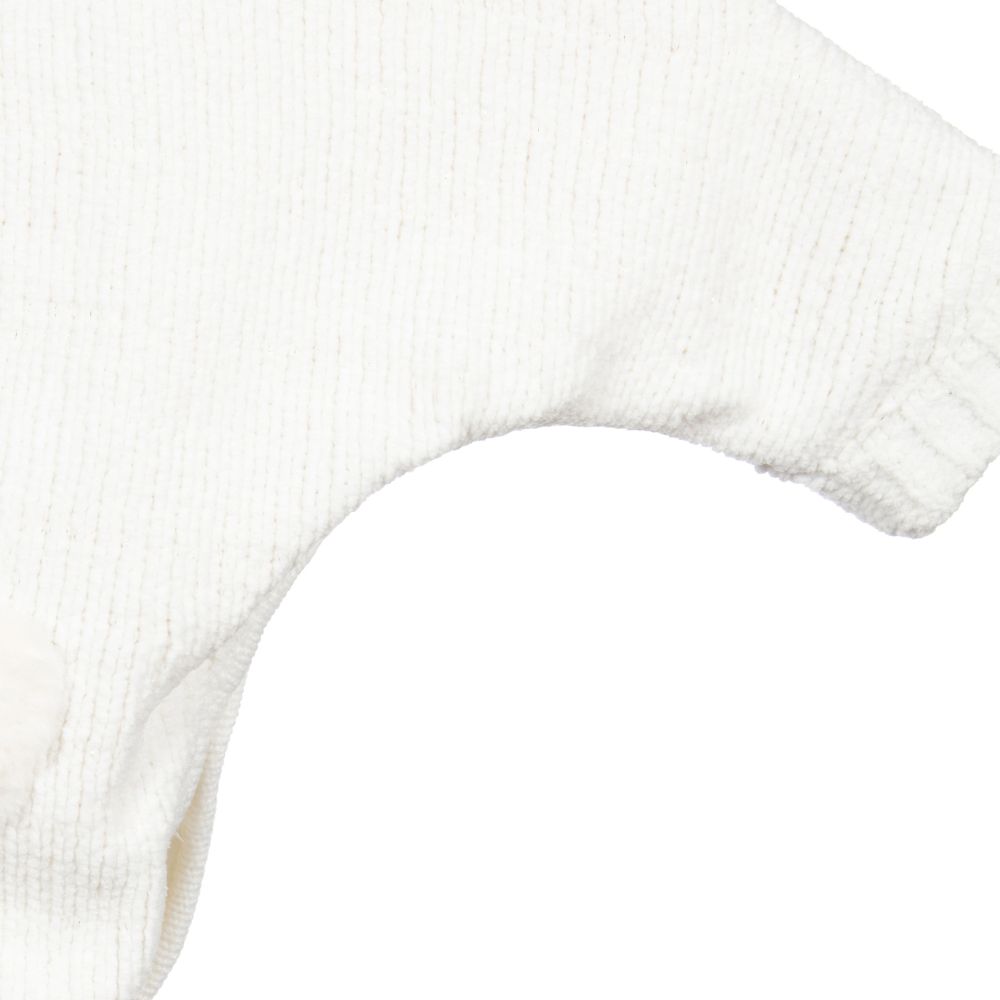 Catimini-توب هودي بسحّاب شينيل لون عاجي للبنات | Childrensalon Outlet