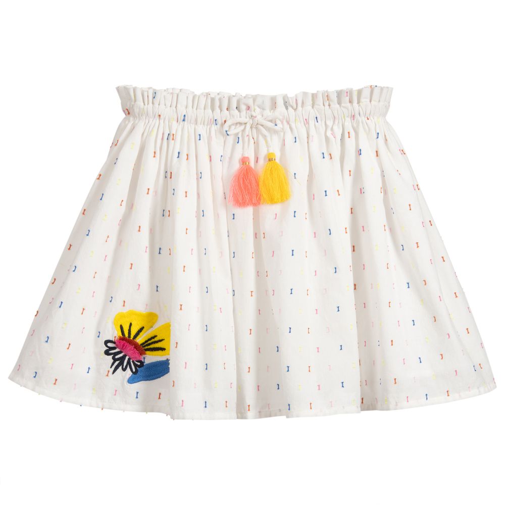 Catimini-تنورة قطن لون عاجي | Childrensalon Outlet