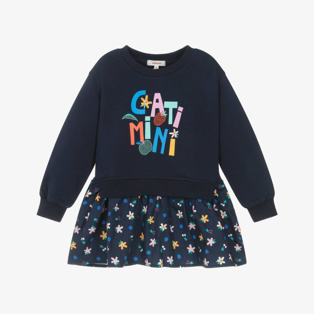 Catimini-Layered Effect Sweater Dress | Childrensalon Outlet