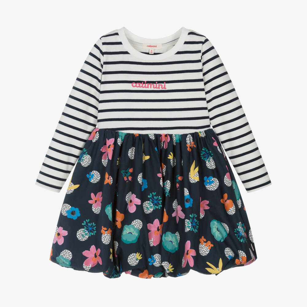 Catimini-Stripe Jersey Dress | Childrensalon Outlet