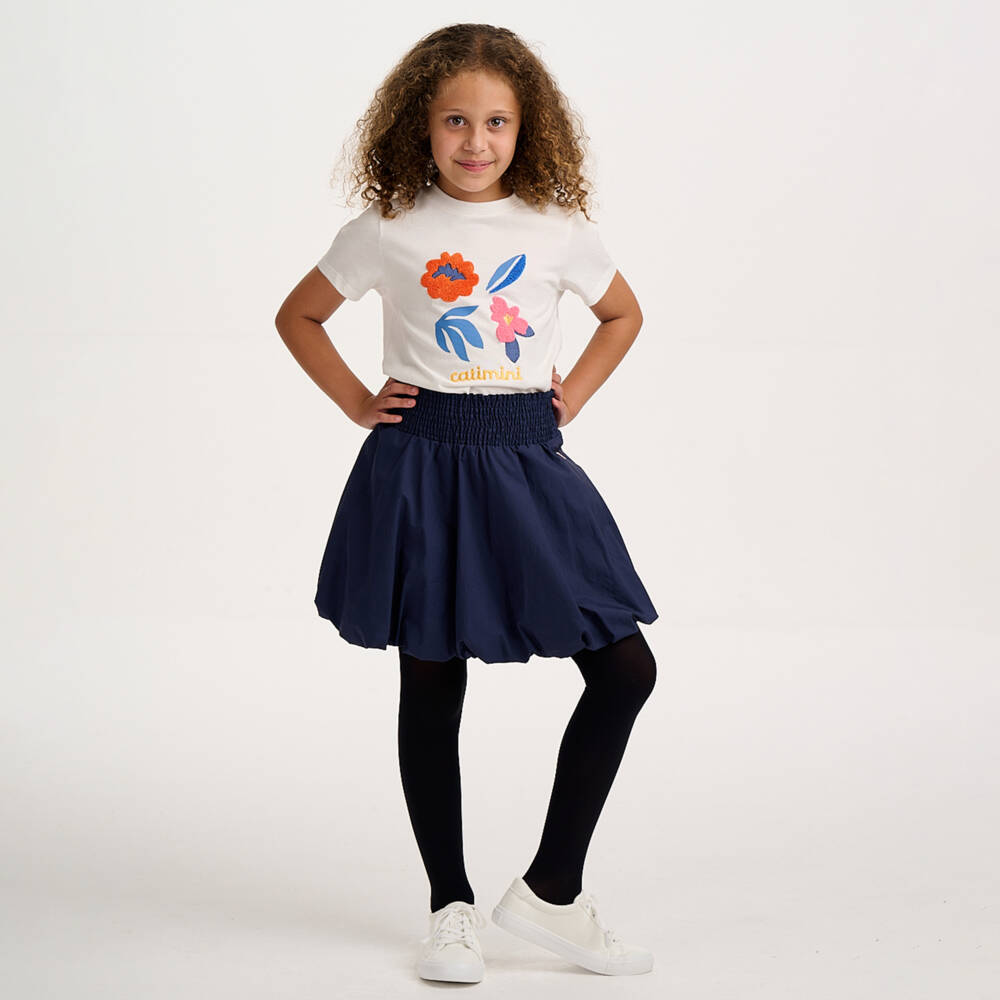 Catimini-White S/s T-shirt | Childrensalon Outlet
