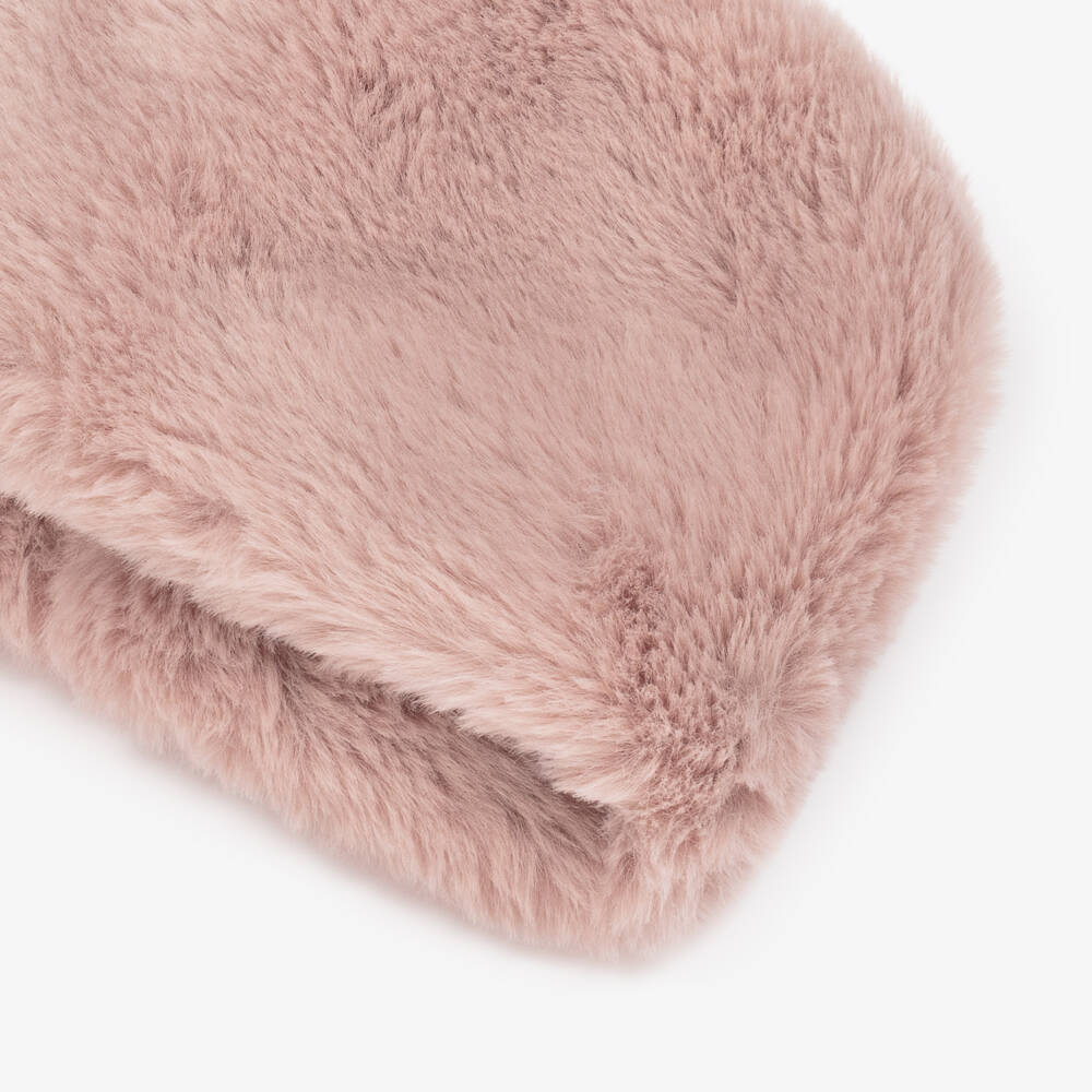 Catya-Girls Blush Faux Fur Cap | Childrensalon Outlet