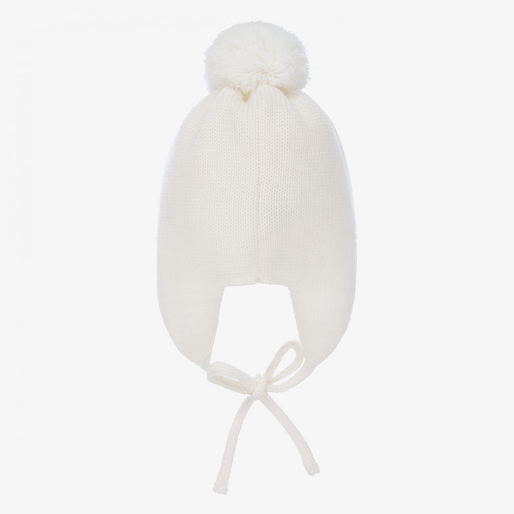 Catya-Кремовая шапка из мериносовой шерсти | Childrensalon Outlet