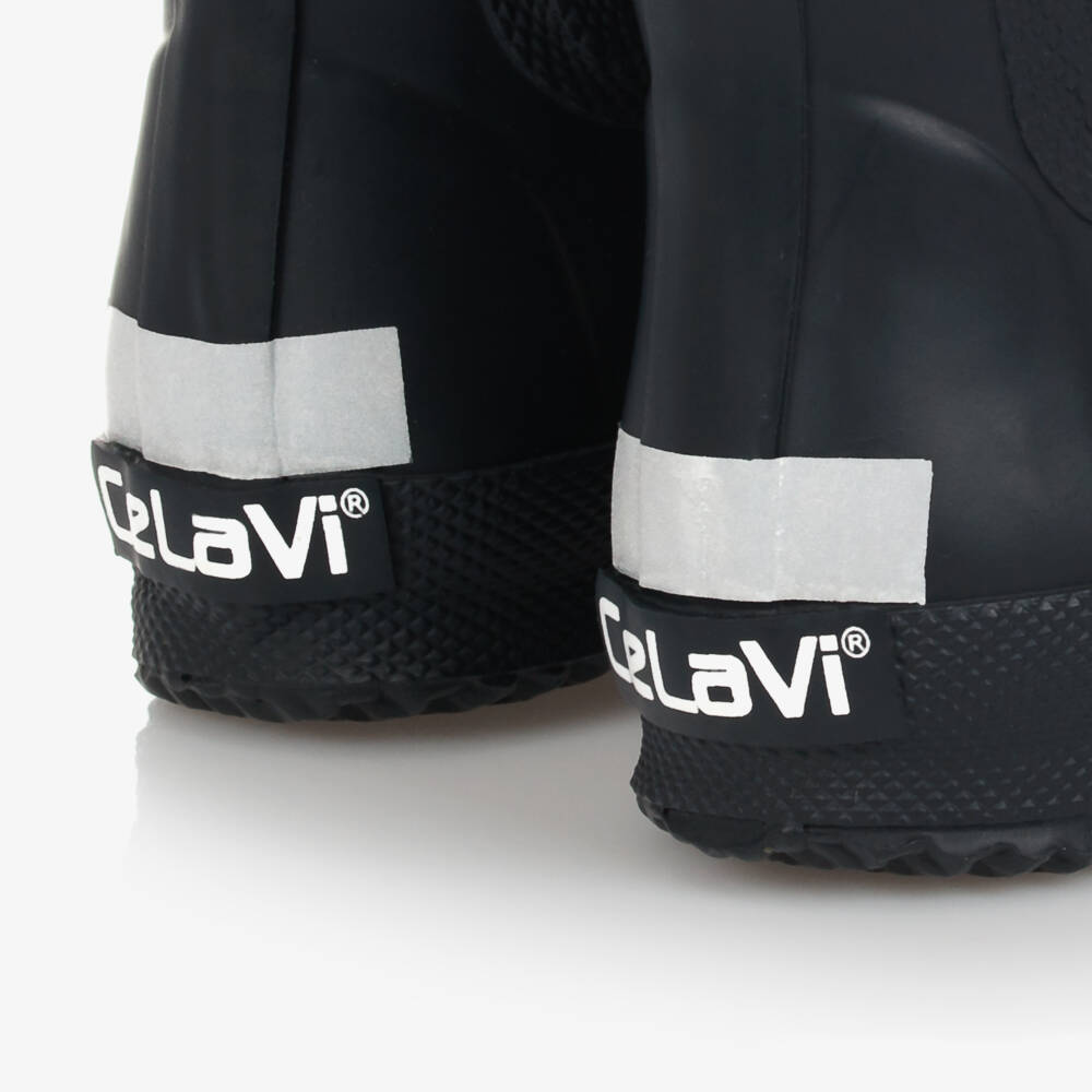 CeLaVi-Blue Short Rain Boots | Childrensalon Outlet