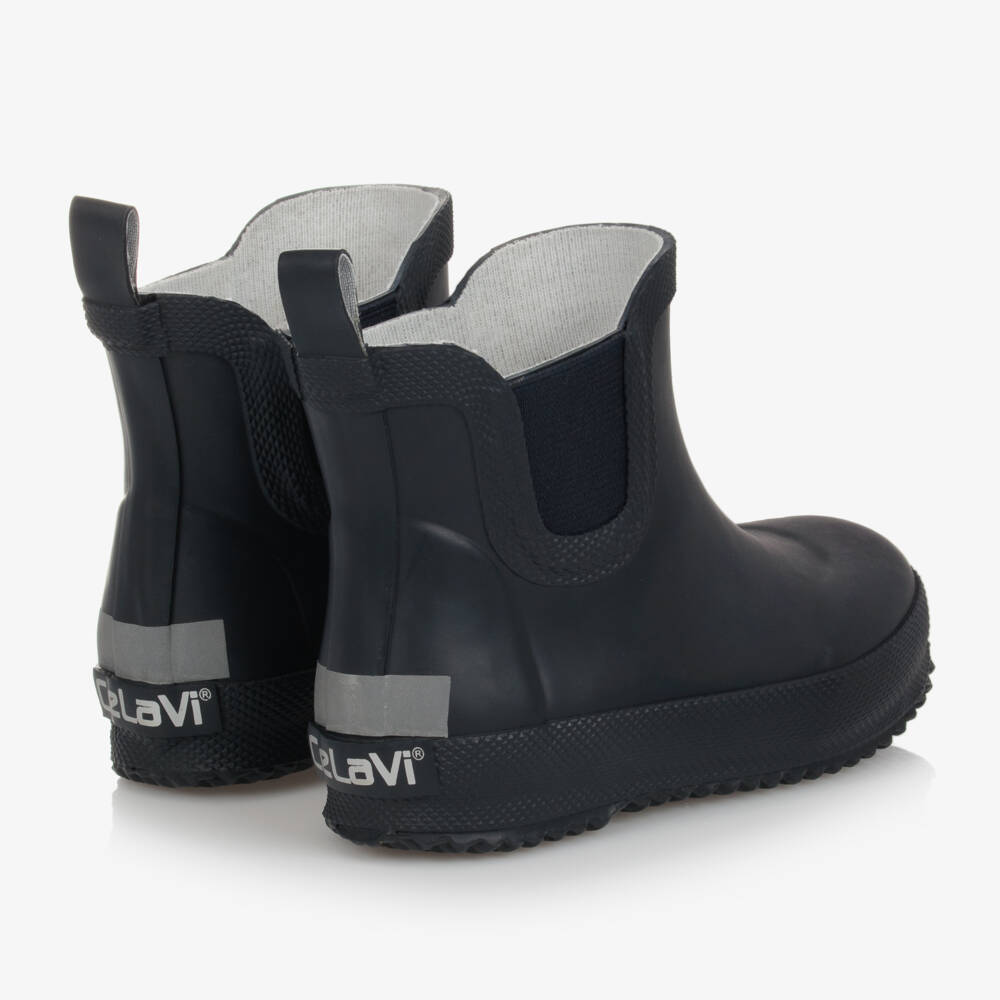 CeLaVi-Blue Short Rain Boots | Childrensalon Outlet