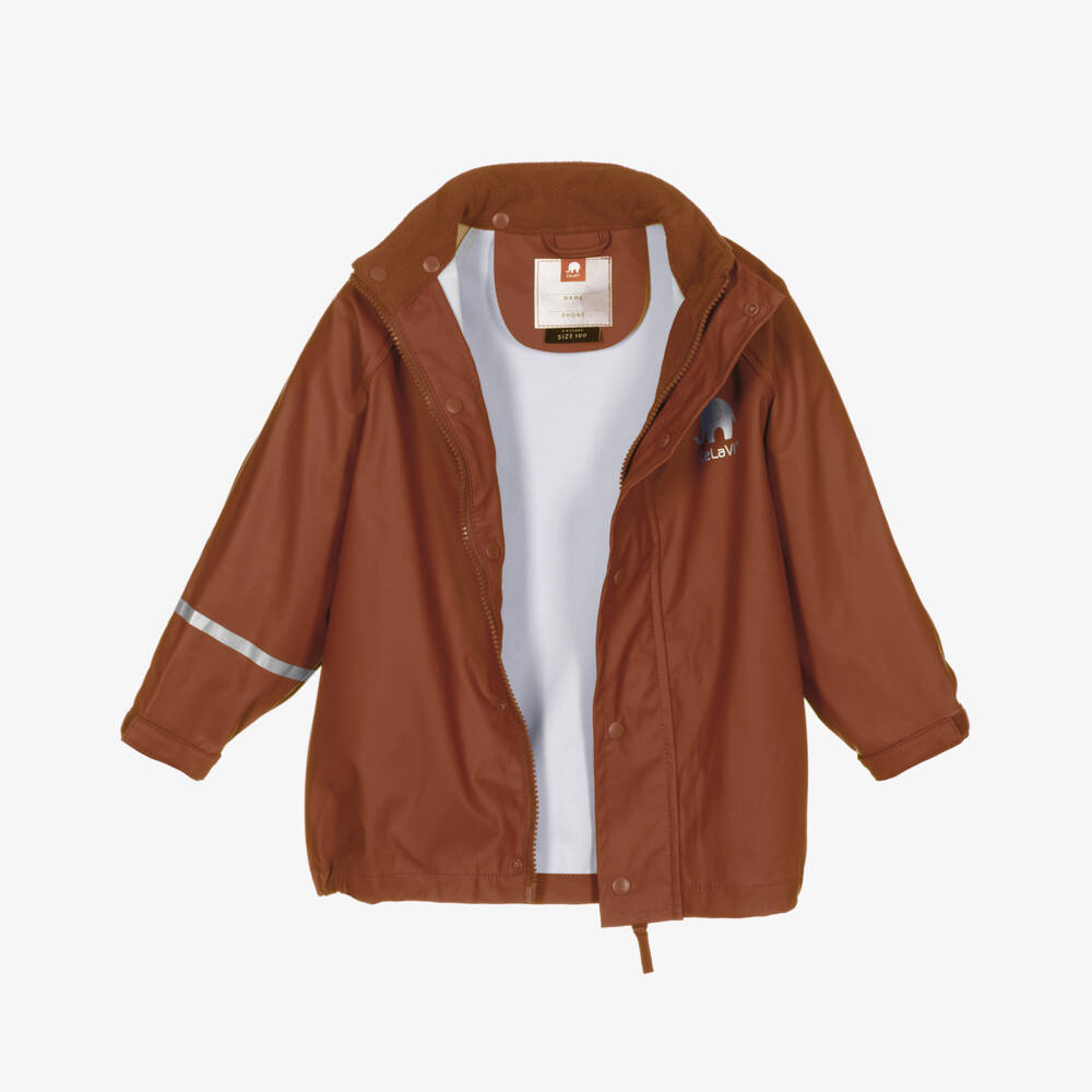 سي لا في -طقم واقي من المطر لون بني (قطعتين) | Childrensalon Outlet