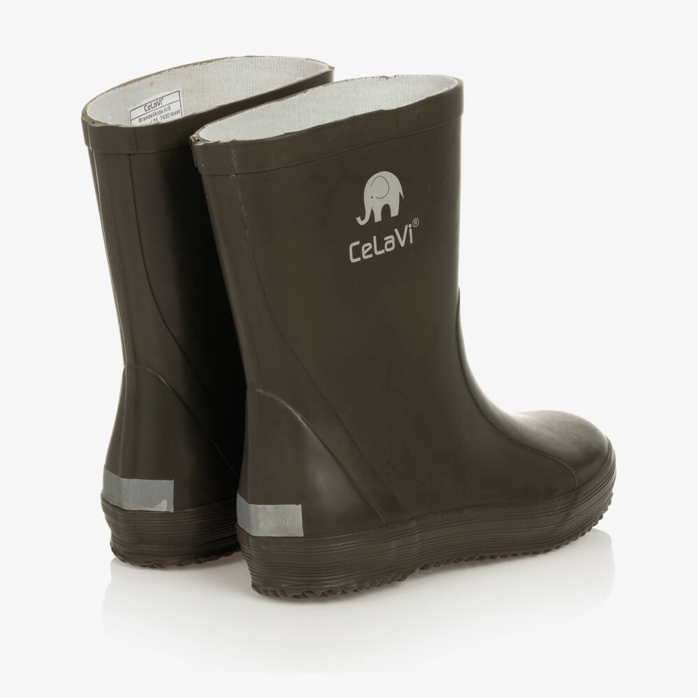 سي لا في -بوت واقي من المطر لون كاكي للأولاد  | Childrensalon Outlet