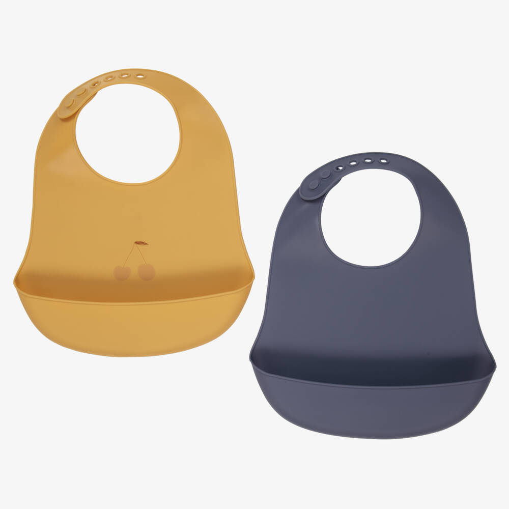 CeLaVi-Boys Yellow & Blue Bib Duo | Childrensalon Outlet