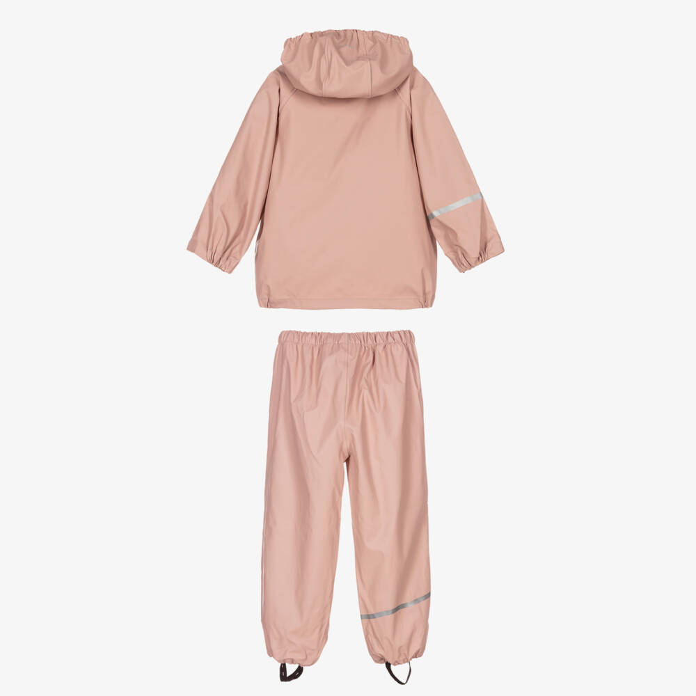 CeLaVi-Girls Dusky Pink Rain Ensemble | Childrensalon Outlet