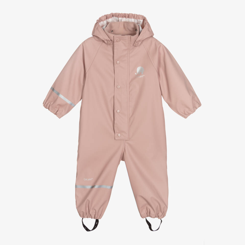 CeLaVi-Непромокаемый комбинезон розовый для девочек | Childrensalon Outlet