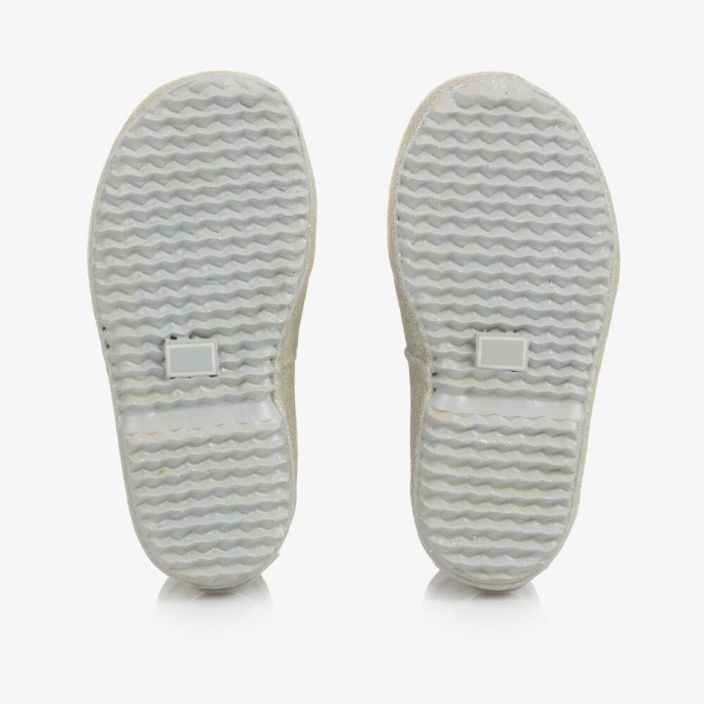 CeLaVi-حذاء مطري ذهبي براق للبنات | Childrensalon Outlet