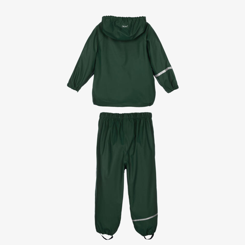 CeLaVi-Green 2 Piece Rainsuit | Childrensalon Outlet