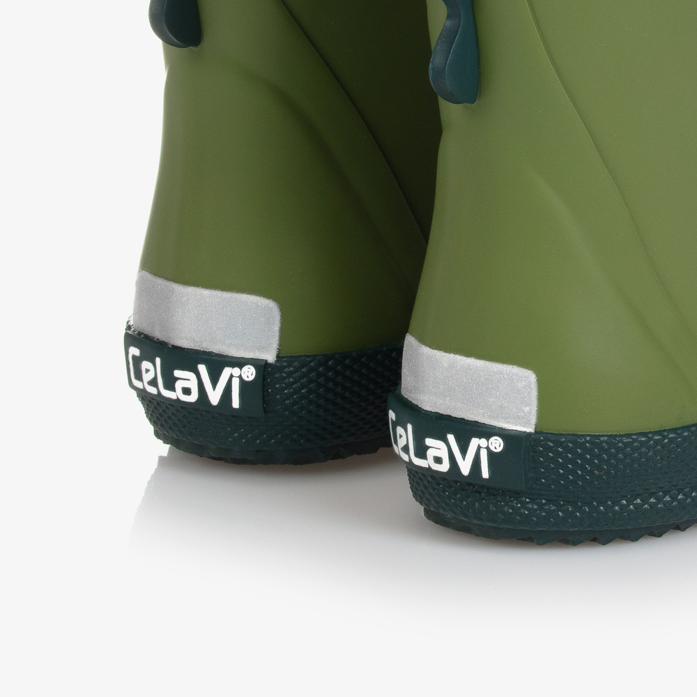 سي لا في -بوت واقي من المطر مطاط لون أخضر | Childrensalon Outlet