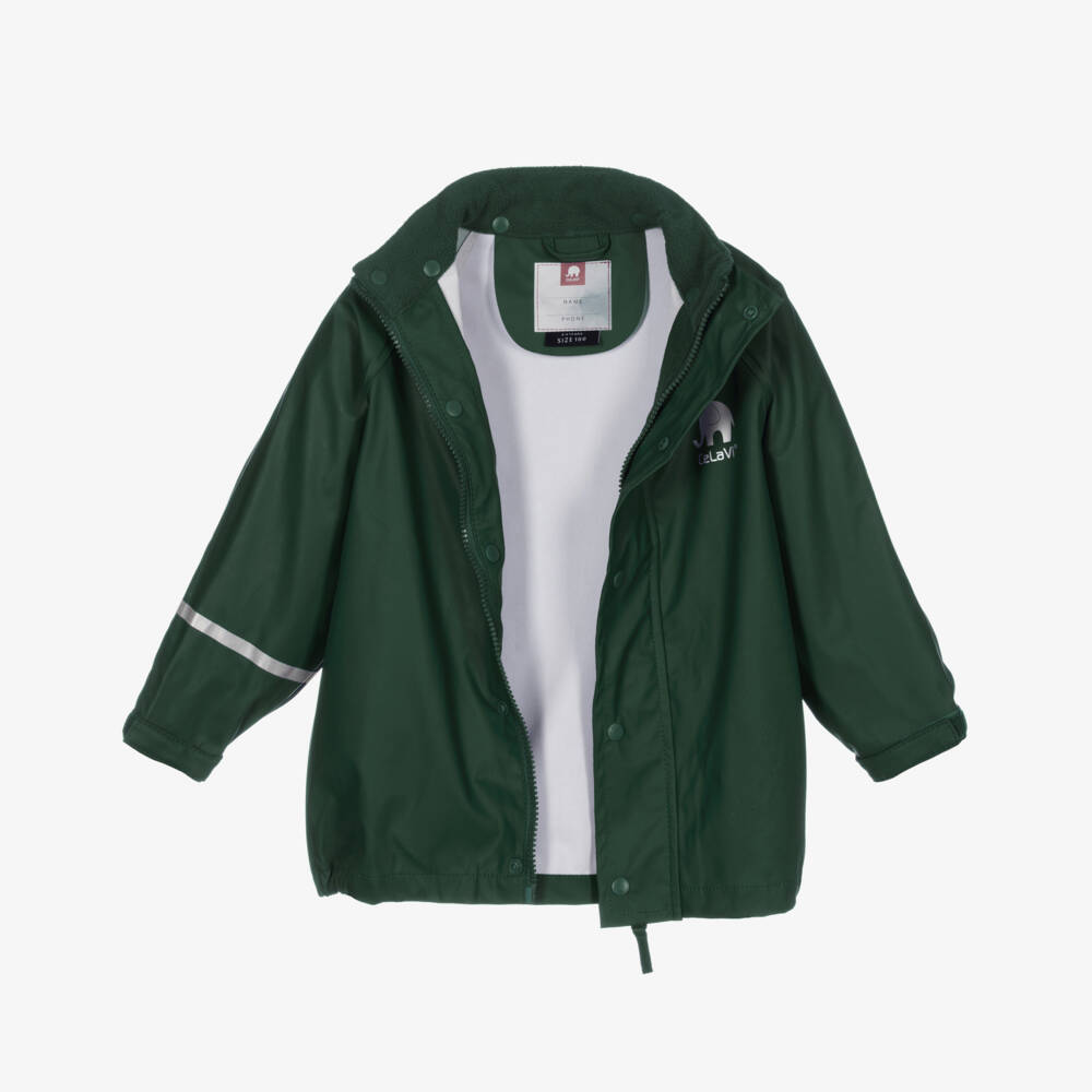 CeLaVi-Kids Green Waterproof Rain Set | Childrensalon Outlet