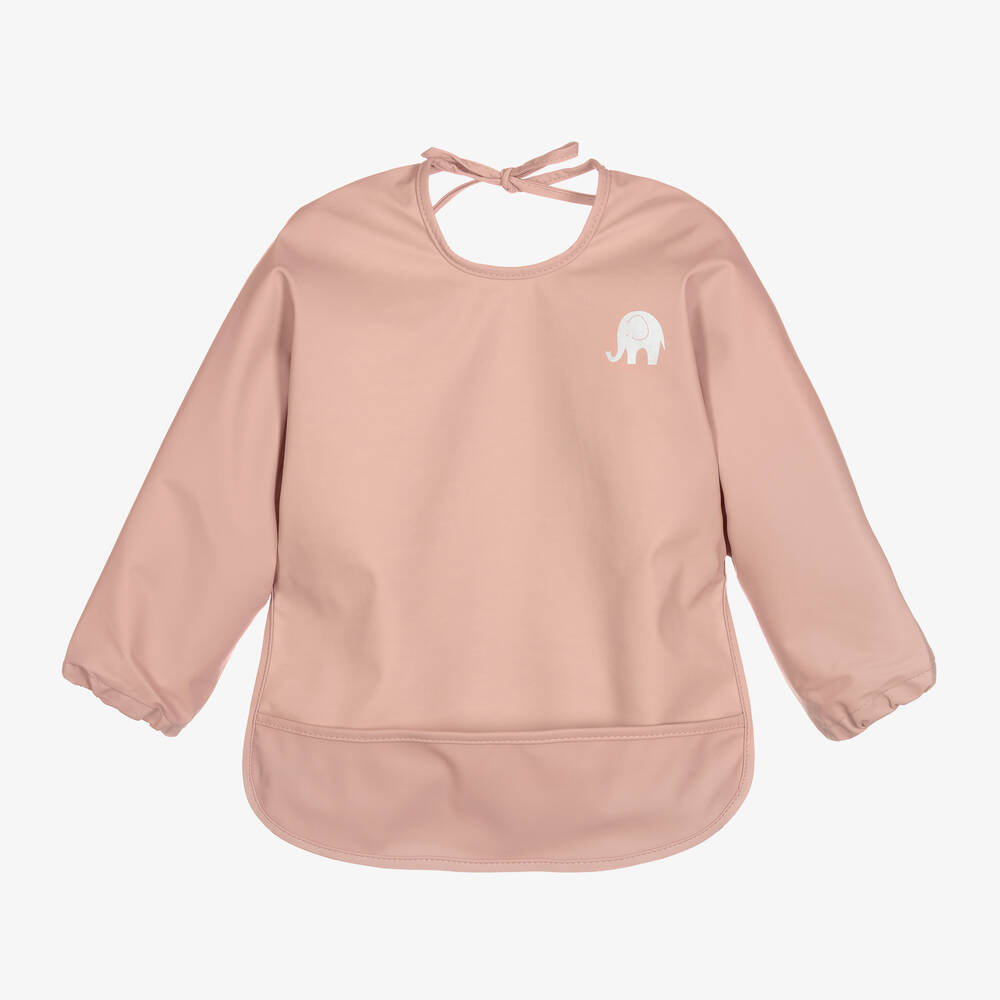 CeLaVi-Pink Apron Bib | Childrensalon Outlet