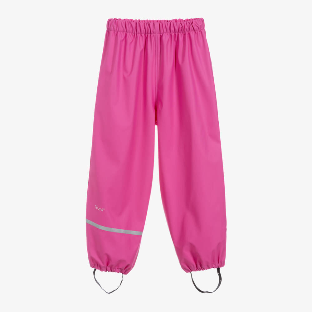 CeLaVi-Розовые водонепроницаемые уличные брюки | Childrensalon Outlet