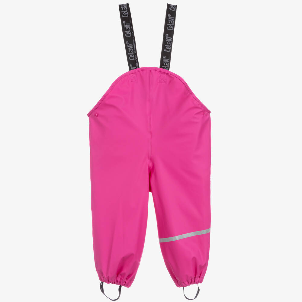 سي لا في -بنطلون سالوبيت واقي من المطر لون زهري | Childrensalon Outlet