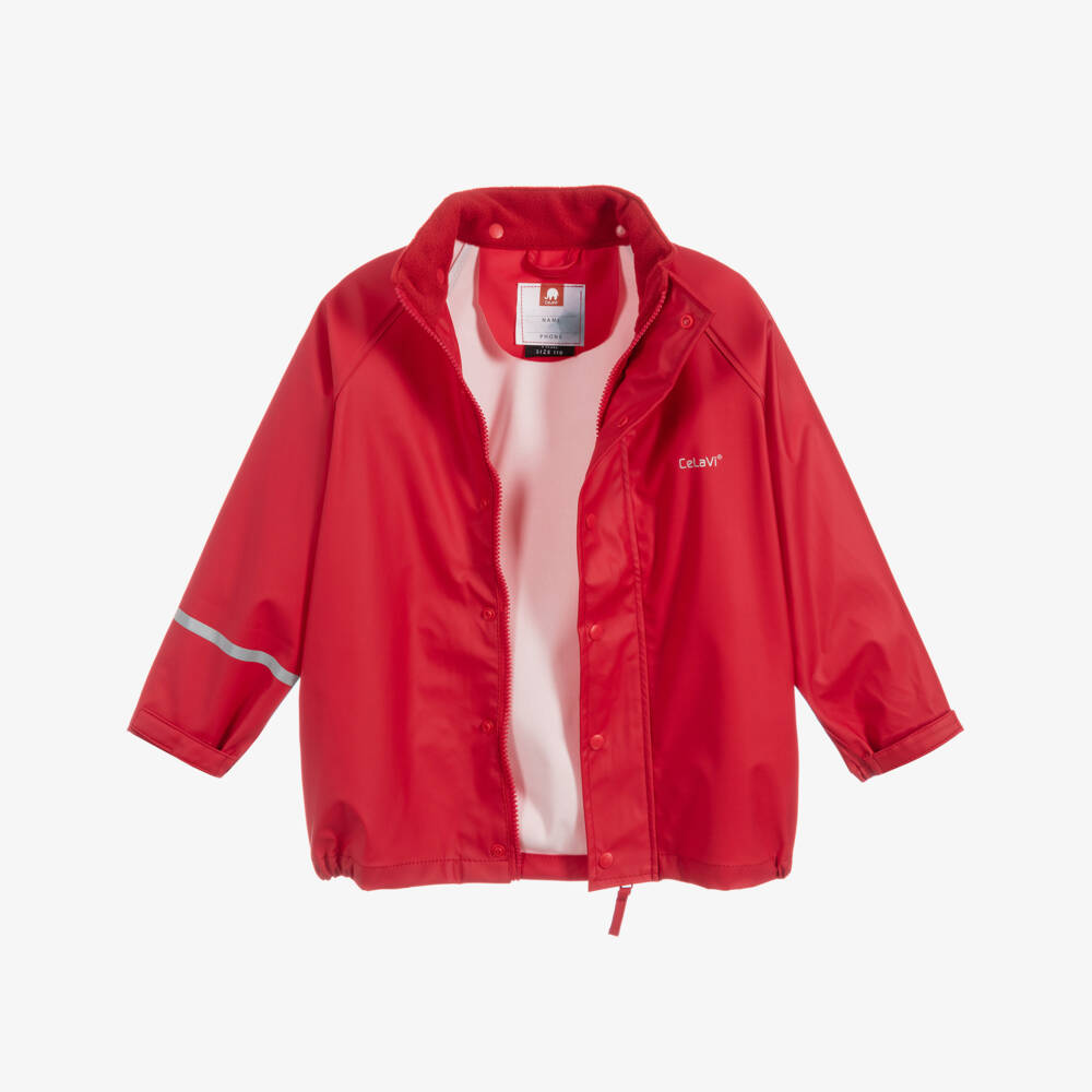 CeLaVi-Red 2 Piece Rainsuit | Childrensalon Outlet
