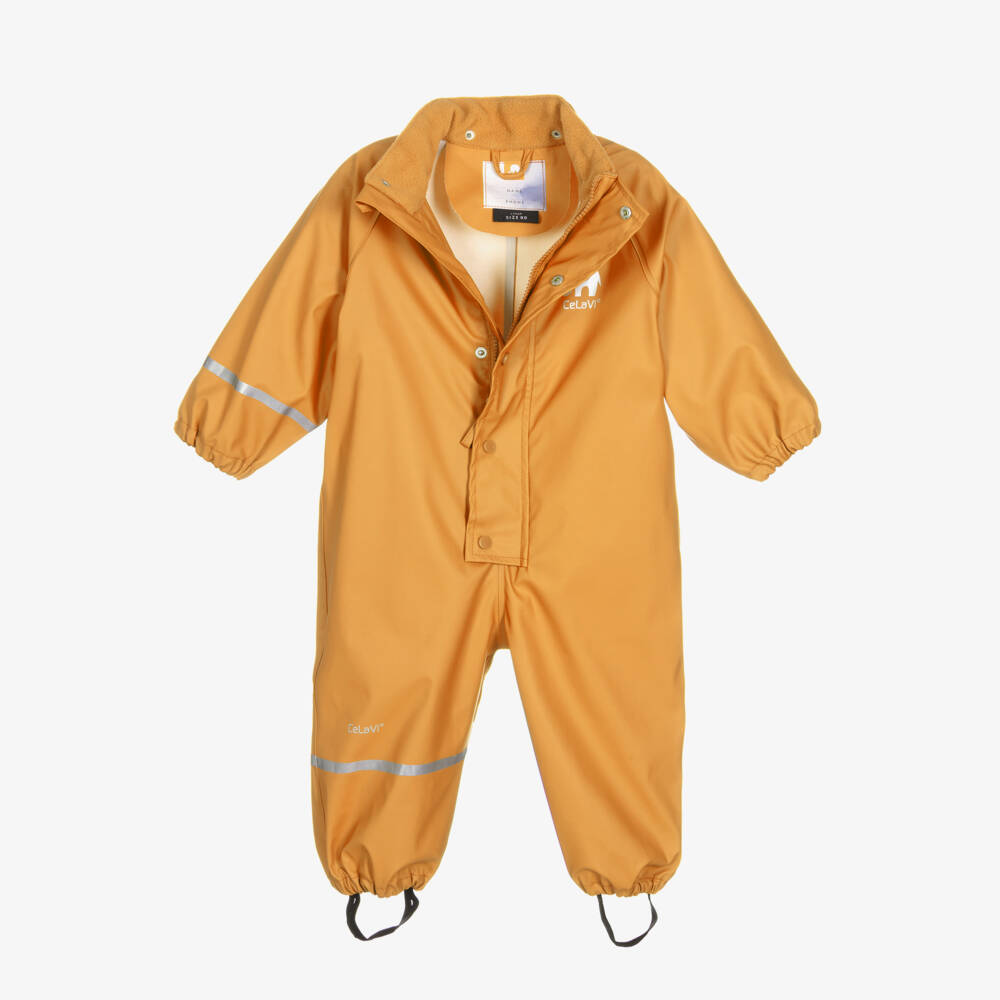 CeLaVi-Желтый водонепроницаемый комбинезон для детей | Childrensalon Outlet